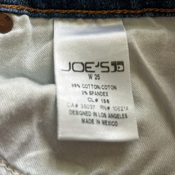 Joe’s Jeans Cut Off Shorts Mid Rise Size 25 - Picture 10 of 16